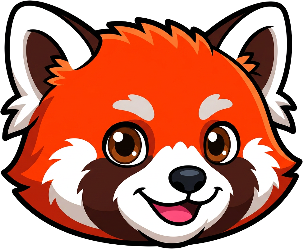Vayko the red panda mascot